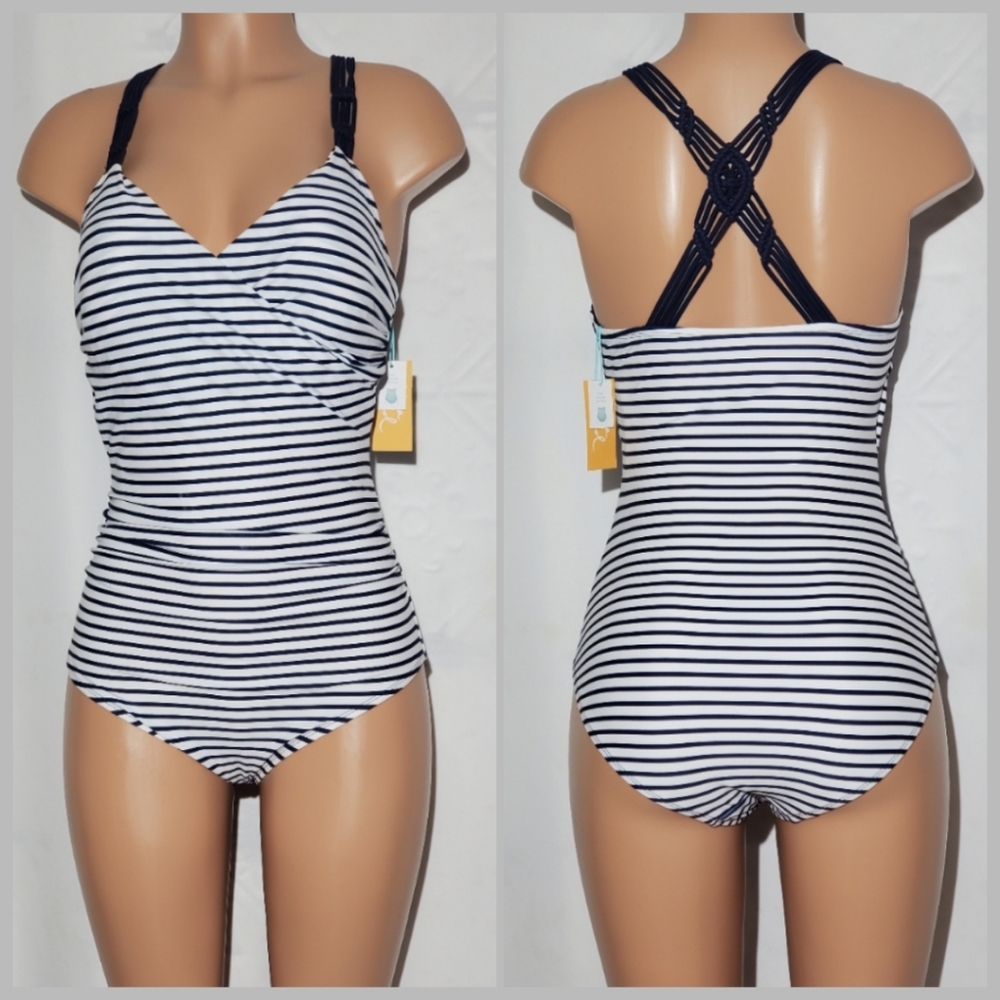 Women's Kona Sol Swimsuit one piece White/Blue M